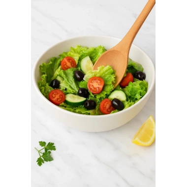 Ahşap Yemek Hazırlık Kaşığı 27 cm