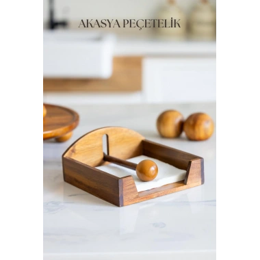 Akasya Ağacı Peçetelik - Şık ve Fonksiyonel