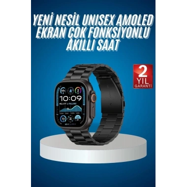Akıllı Saat 3 Kordonlu Waterproof Adımsayar, Titreşim ve GPS Özelliği