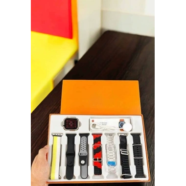 Akıllı Saat 7 Kordonlu Bildirim Görebilen Metal Kordon GPS Özelliği