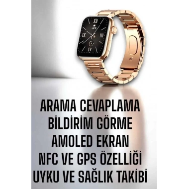 Akıllı Saat Adımsayar, Nabız Takibi ve GPS Destekli Kadınlara Özel