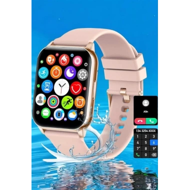 Akıllı Saat Amoled Ekran 3 Kordonlu Aksesuar Hediyeli Sesli Görüşme