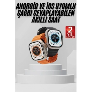 Akıllı Saat Amoled Ekran Bluetooth Bağlantılı Özel Tasarım Unısex