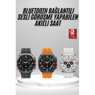 Akıllı Saat Amoled Ekran Bluetooth Bağlantılı Sağlık Takibi GPS Uyumlu