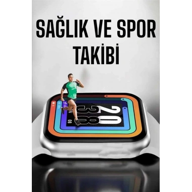 Akıllı Saat Amoled Ekran Yeni Nesil Bluetooth Bağlantılı