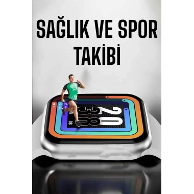 Akıllı Saat Amoled Ekran Yeni Nesil Bluetooth Bağlantılı