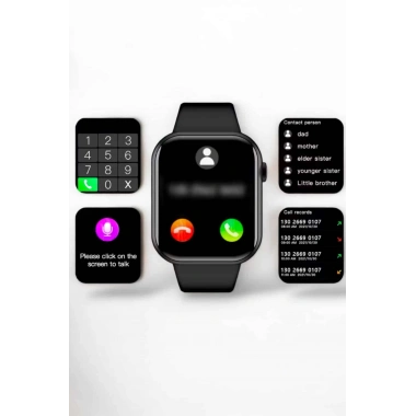 Akıllı Saat Arama Cevaplayan Dokunmatik Ekran Bleutooth Bağlantılı