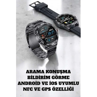 Akıllı Saat Arama Cevaplayan Titreşim Özelliğiyle Bildirim Görebilen