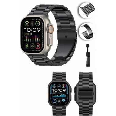 Akıllı Saat Arama Konuşma GPS ve NFC Özelliği 3 Kordonlu Amoled Ekran