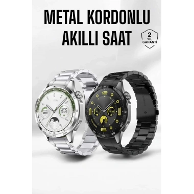 Akıllı Saat Bildirim Görme Amoled Ekran GPS Uyumlu Sesli Görüşme