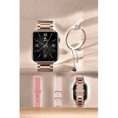 Akıllı Saat Bileklik Hediyeli Uzun Pil Ömrü GPS Takibi