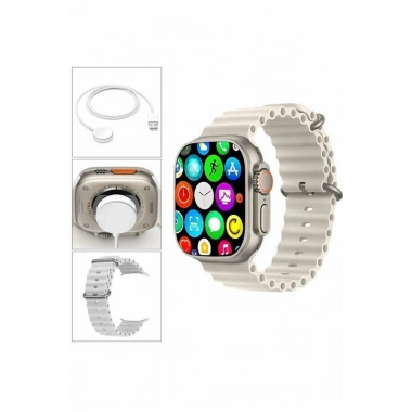 Akıllı Saat Bleutooth Bağlantılı Akıllı Saat Amoled Ekran 49 MM