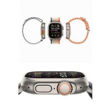 Akıllı Saat Bluetooth Bağlantılı NFC ve GPS Uyumlu Nabız Ölçer Sesli Görüşme