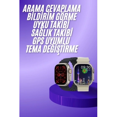 Akıllı Saat Bluetooth Bağlantılı Uyku ve Sağlık Takibi