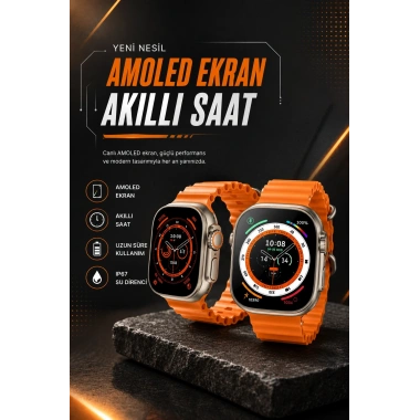 Akıllı Saat GPS Özelliği Bildirim Görme Adımsayar Sesli Görüşme Yapabilen