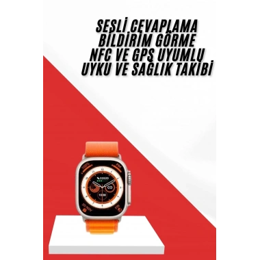 Akıllı Saat GPS Özelliği Bildirim Görme Adımsayar Sesli Görüşme Yapabilen