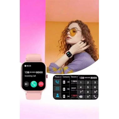 Akıllı Saat iOS ve Android ile Uyumlu Şık ve Çok Fonksiyonlu
