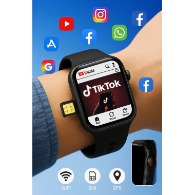 Akıllı Saat Iphone Ve Android Tüm Telefonlara Uyumlu Instagram,YouTube,Whatsapp  FG5