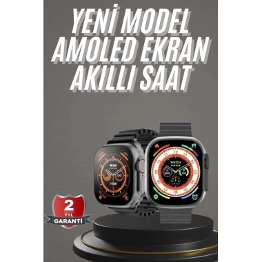 Akıllı Saat Kordon Hediyeli Güçlü Batarya Kapasiteli Titreşimli Bildirim Görme Unisex