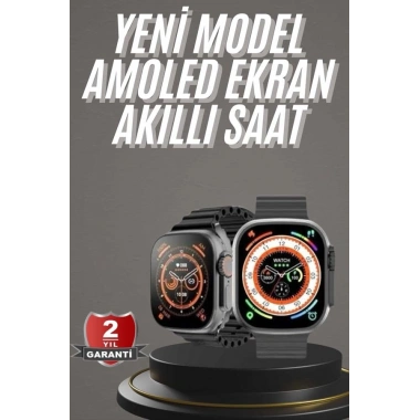 Akıllı Saat Kordon Hediyeli Güçlü Batarya Kapasiteli Titreşimli Bildirim Görme Unisex