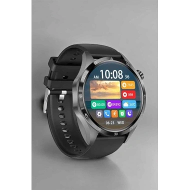 Akıllı Saat Metal Kordonlu GPS ve NFC Uyumlu Arama Cevaplayan