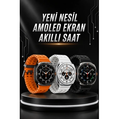 Akıllı Saat Müzik Dinleme Nabız Ölçer NFC ve GPS Uyumlu Sesli Asistan