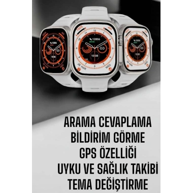 Akıllı Saat Nabız Ölçebilen Yeni Nesil GPS ve Adımsayar Özelliği