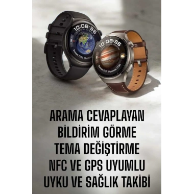 Akıllı Saat Sesli Görüşme, NFC Uyumlu, Bildirim Görme ve Uyku ve Sağlık Takibi