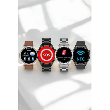 Akıllı Saat Sesli Görüşme Titreşimli Nabız Sensörlü Spor Modları