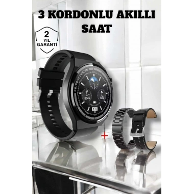 Akıllı Saat Uyku Ve Sağlık Takibi Bildirim Görme Arama Cevaplama
