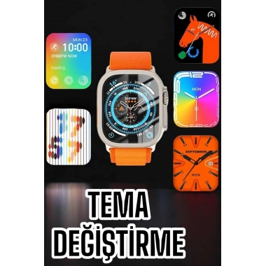 Akıllı Saat Uyku ve Spor Takibi Yeni Nesil Bluetooth Bağlantılı Amoled Ekran