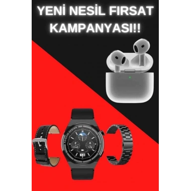 Akıllı Saat ve Kulaklık Seti Bildirim Görme Arama Cevaplama ANC Özelliği