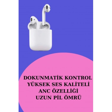 Akıllı Saat ve Kulaklık Seti Dokunmatik Ekran 5.0 Bluetooth Bağlantılı Sesli Görüşme