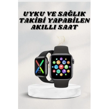 Akıllı Saat Wireless Şarj Yüksek Çözünürlüklü Müzik Dinleme Sesli Cevaplama