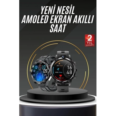 Akıllı Saat Yeni Model Sesli Asistan Bildirim Görme Bluetooth Bağlantılı Müzik Dinleme