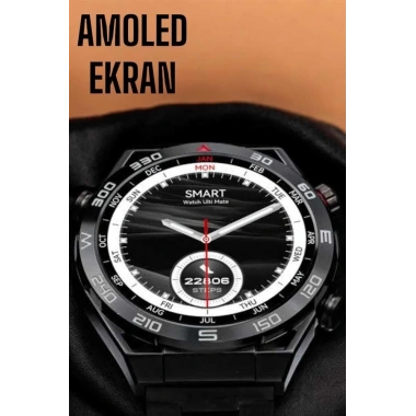 Akıllı Saat Yeni Nesil 2024 Model Metal Kordonlu Bluetooth Bağlantılı