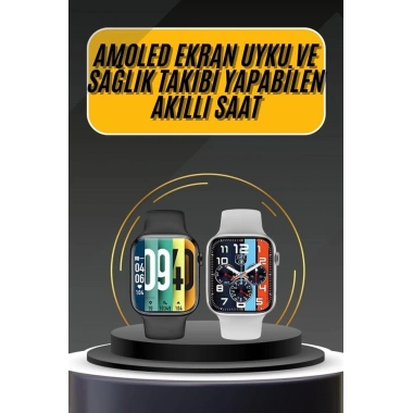 Akıllı Saat Yeni Nesil Android ve İOS Uyumlu Titreşim Modlu Alarm Kronometre