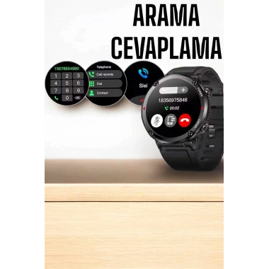Akıllı Saat Yeni Nesil Bluetooth Bağlantılı Uyku ve Sağlık Takibi NFC ve GPS