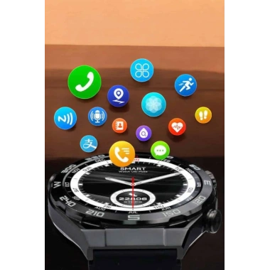 Akıllı Saat Yeni Nesil Bluetooth Bağlantılı Uyku ve Sağlık Takibi NFC ve GPS