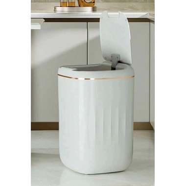 Akıllı Teknolojik Çöp Kutusu UV Işıklı Otomatik Aç Kapat Sensörlü Mutfak Banyo Ev 20L