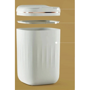 Akıllı Teknolojik Çöp Kutusu UV Işıklı Otomatik Aç Kapat Sensörlü Mutfak Banyo Ev 20L