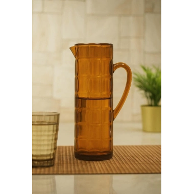 Akrilik Allegra 1,5 Lt Bal Sürahi (Buzdolabı Kapak Rafına Sığar)