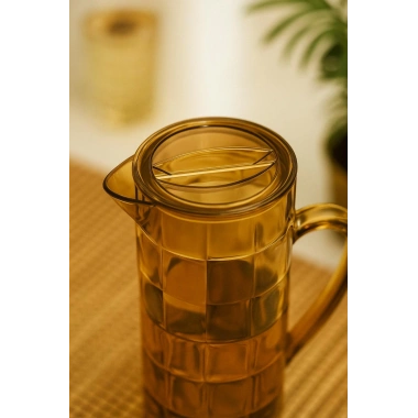 Akrilik Allegra 1,5 Lt Bal Sürahi (Buzdolabı Kapak Rafına Sığar)