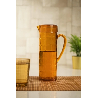 Akrilik Allegra 1,5 Lt Bal Sürahi (Buzdolabı Kapak Rafına Sığar)