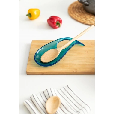 Akrilik Aquamarin Tezgah Üstü Kirli Kaşıklık & Kepçe Altlığı