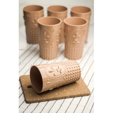 Akrilik Bal Tekli Uzun Bardak & Su Meşrubat Bardağı 750 ml ( Büyük Boy & Cam Değildir )