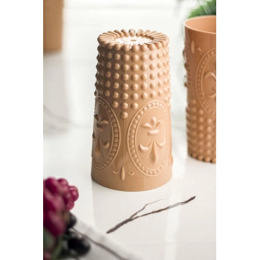 Akrilik Bal Tekli Uzun Bardak & Su Meşrubat Bardağı 750 ml ( Büyük Boy & Cam Değildir )