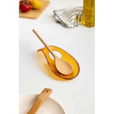 Akrilik Bal Tezgah Üstü Kirli Kaşıklık & Kepçe Altlığı