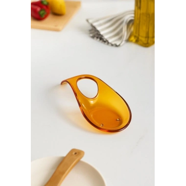 Akrilik Bal Tezgah Üstü Kirli Kaşıklık & Kepçe Altlığı