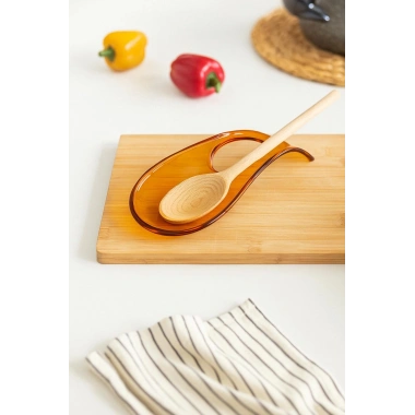 Akrilik Bal Tezgah Üstü Kirli Kaşıklık & Kepçe Altlığı